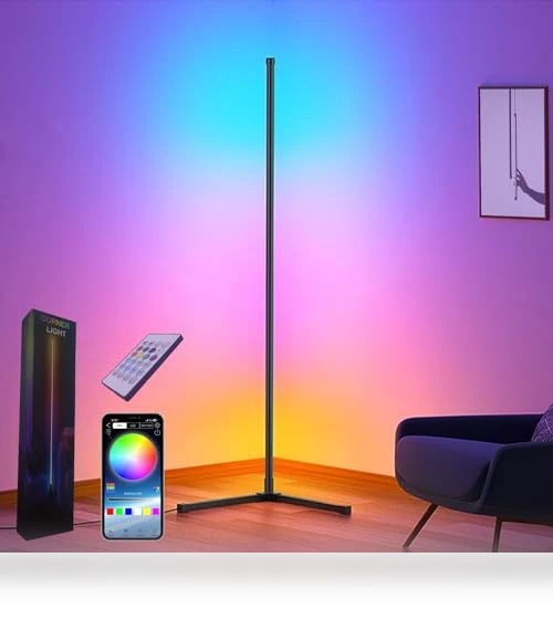 Smart RGB LED Corner Lamp — Standing Lights, Sotipevs