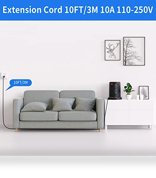 Surge Protector Power Strip Tower — Power Solutions & Surge Protection, PASSUS