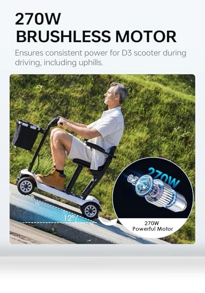 Ultra Lightweight Mobility Scooter — Push Scooters, PAISEEC