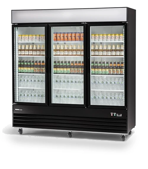 Upright Display Cooler - Merchandiser Refrigerator — Drink Coolers, PEAKCOLD