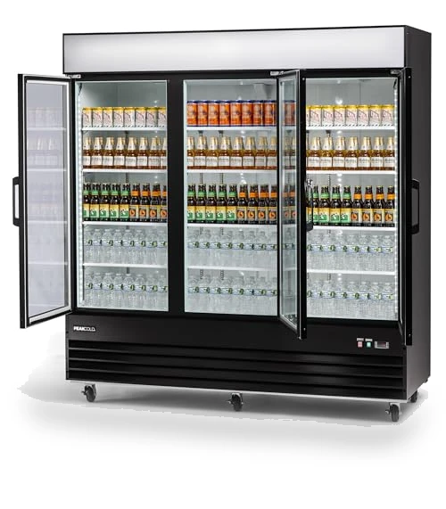 Upright Display Cooler - Merchandiser Refrigerator — Drink Coolers, PEAKCOLD