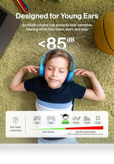 Wireless Bluetooth Kids Headphones — In-Ear Headphones, Belkin
