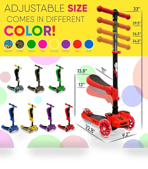 3-Wheeled Scooter for Kids — Electric Vehicles, Hurtle