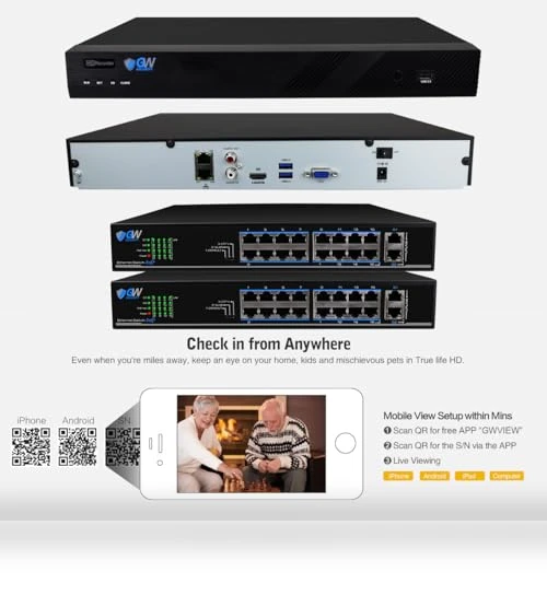 32 Channel UltraHD 12MP 6K PoE Security Camera System — Security Cameras, GW Security