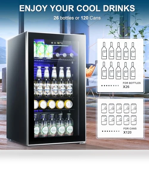 Beverage Refrigerator — Drink Coolers, Antarctic Star