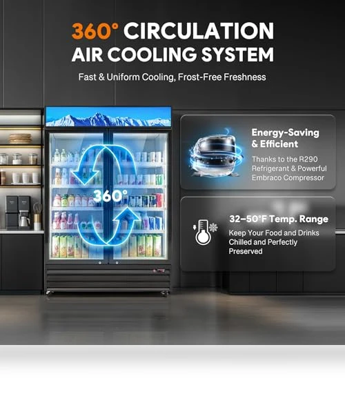Commercial Refrigerator — Drink Coolers, Wilprep