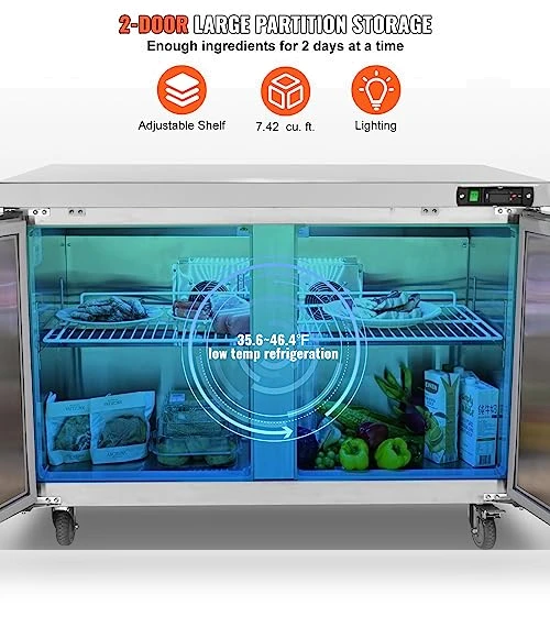 Commercial Refrigerator — Drink Coolers, VEVOR