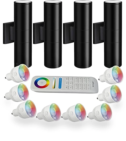 Double Up Down Outdoor Wall Lights — Garden Illumination, rosykite