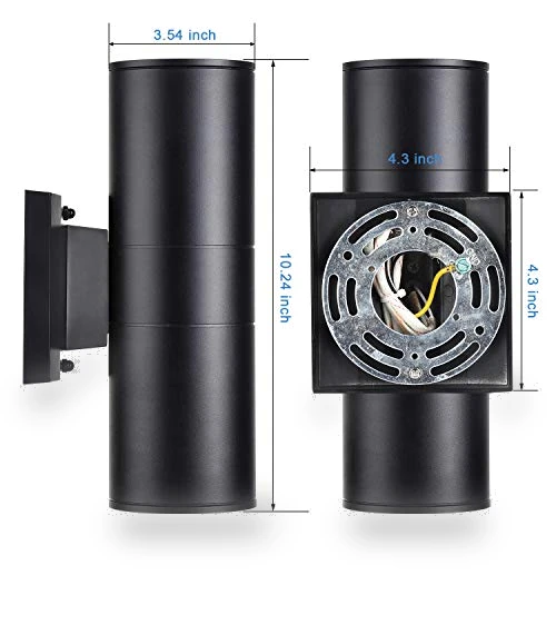 Double Up Down Outdoor Wall Lights — Garden Illumination, rosykite