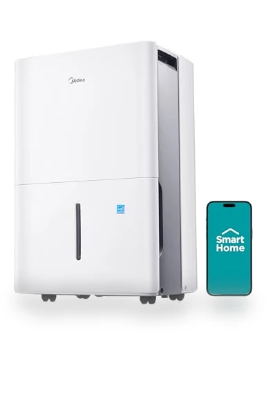 Energy Star Certified Dehumidifier — Air Moisture Control, Midea