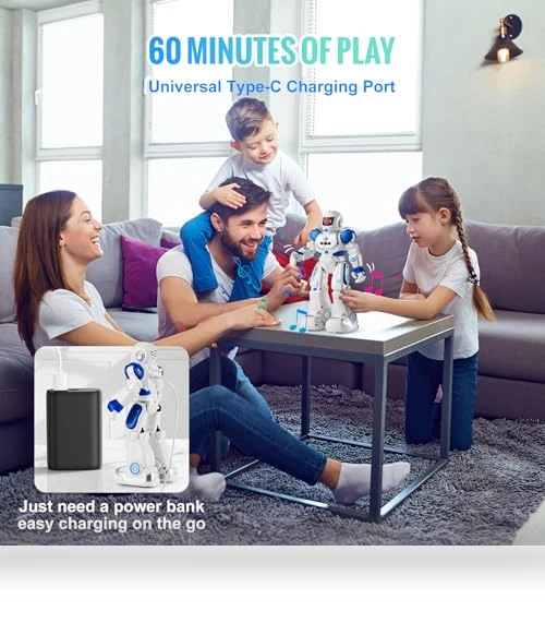 Gesture Sensing Programmable Remote Control Smart Robot — Interactive Figures & Robots, VEVOR