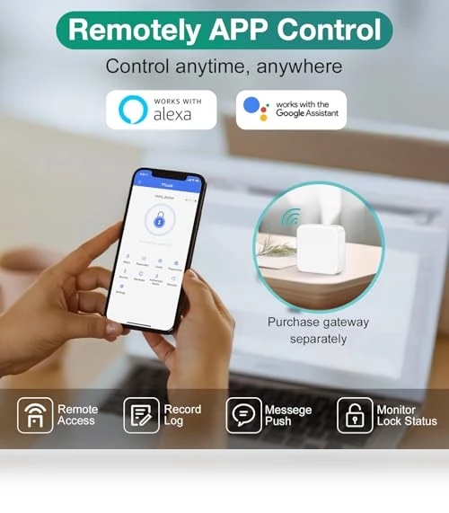 Keyless Entry Smart Door Lock — Biometric Security, Mutak