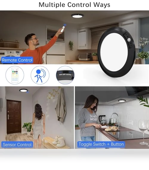 LED Ceiling Light with Motion Sensor — Overhead Lighting