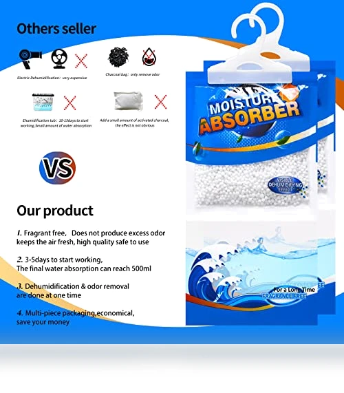 Moisture Absorber Hanging Bags — Air Moisture Control, ZSZMFH