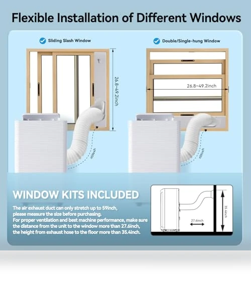 Portable Air Conditioner with Heat — Cooling Solutions, Aoxun