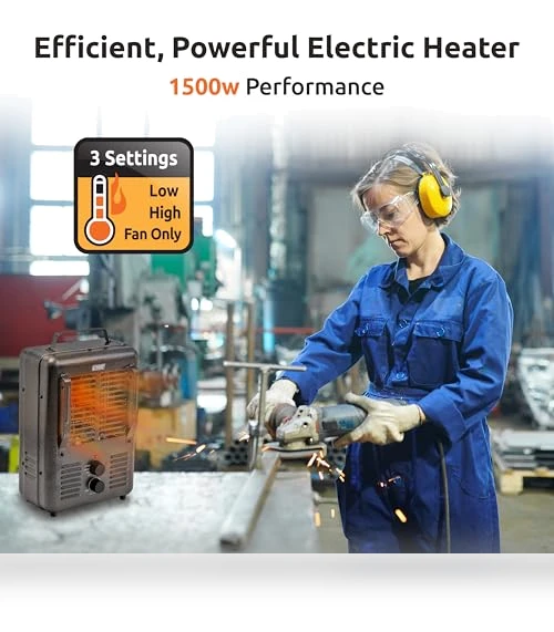 Portable Milkhouse Style Utility Space Heater — Portable Heating Solutions, EZ-HEAT