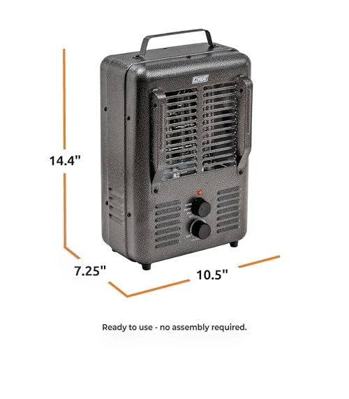 Portable Milkhouse Style Utility Space Heater — Portable Heating Solutions, EZ-HEAT