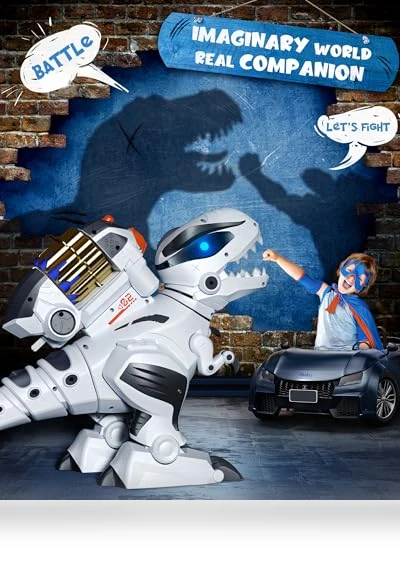 Remote Control Robot Dinosaur Toys for Kids — Interactive Figures & Robots, Ruko