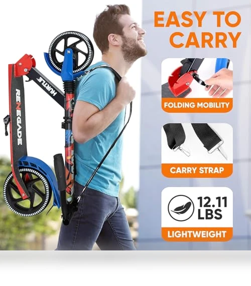Renegade Kick Scooter — Push Scooters, Hurtle