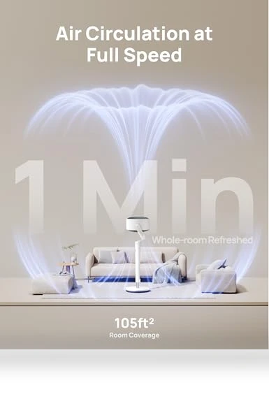 Smart Pedestal Fan with RGB Light — Ceiling Fans, Dreo
