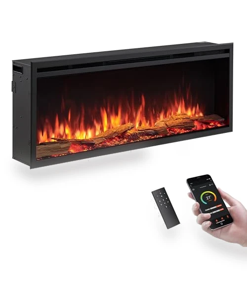 Smart Wall Mount & in Wall Recessed Electric Fireplace Insert — Electric Heating Solutions, LegendFlame