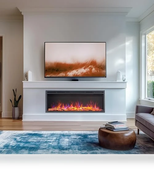 Smart Wall Mount & in Wall Recessed Electric Fireplace Insert — Electric Heating Solutions, LegendFlame