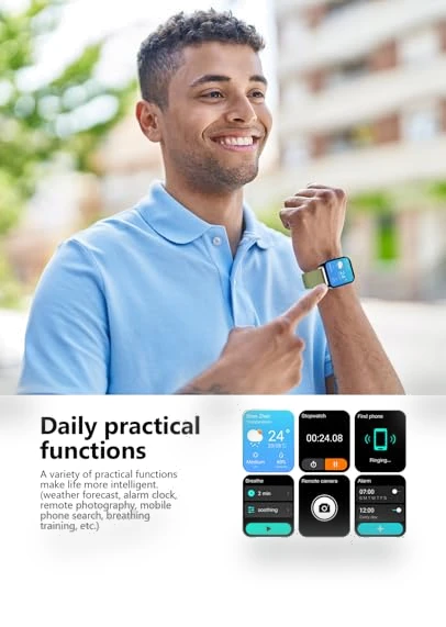 Smart Watch with Health Monitoring — Smartwatches