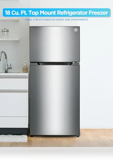 Top Mount Refrigerator with Freezer — Mini Fridges, Commercial Cool