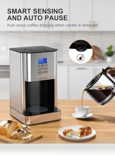 12-Cup Programmable Drip Coffee Maker — Coffee Makers, AIRMSEN