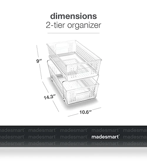 2 Tier Organizer — Storage Solutions, madesmart
