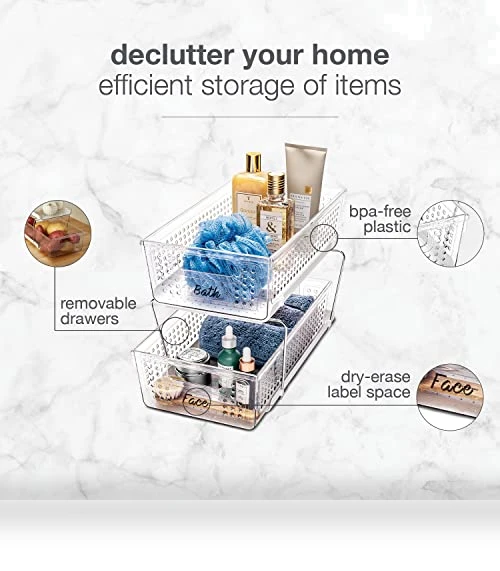 2 Tier Organizer — Storage Solutions, madesmart