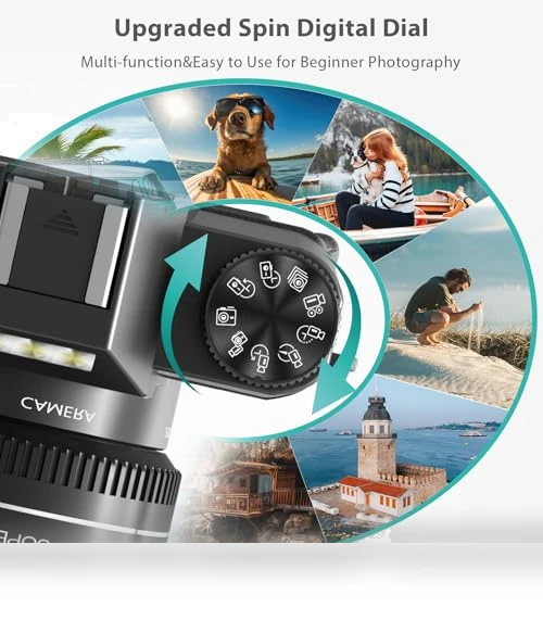 4K Digital Camera for Photography & Vlogging — Mirrorless Cameras, WIKICO