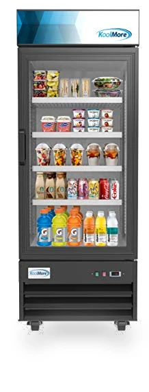 Commercial Glass 1 Door Display Refrigerator Merchandiser — Drink Coolers, KoolMore