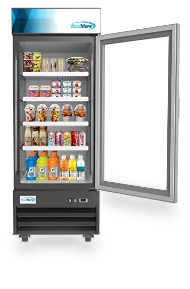 Commercial Glass 1 Door Display Refrigerator Merchandiser — Drink Coolers, KoolMore