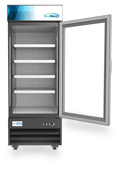 Commercial Glass 1 Door Display Refrigerator Merchandiser — Drink Coolers, KoolMore
