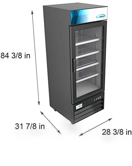 Commercial Glass 1 Door Display Refrigerator Merchandiser — Drink Coolers, KoolMore