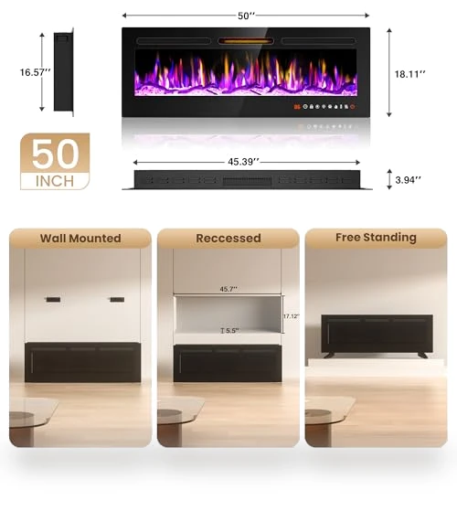Electric Fireplace Heater — Electric Heating Solutions, Riseon