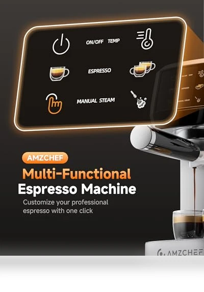 Espresso Machine — Coffee & Espresso Combos, AMZCHEF
