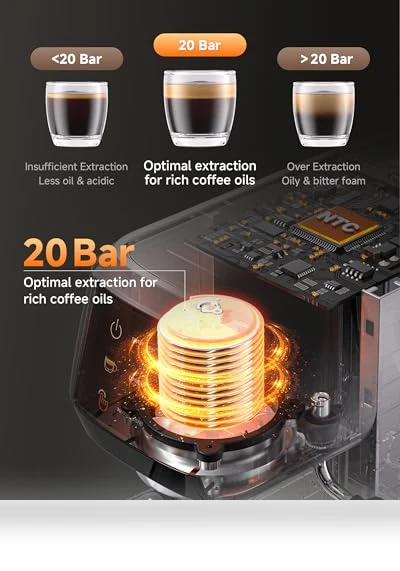 Espresso Machine — Coffee & Espresso Combos, AMZCHEF