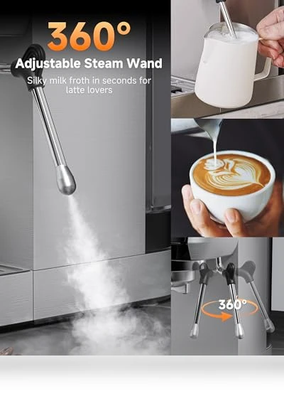 Espresso Machine — Coffee & Espresso Combos, AMZCHEF