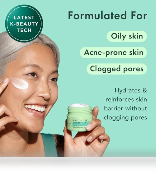 Face Moisturizer, Miracle Clear Barrier Cream — Beauty & Personal Care, Rael