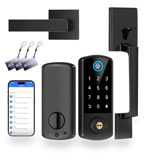 Fingerprint Smart Door Lock — Smart Home Security, BEBASIA