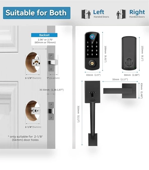 Fingerprint Smart Door Lock — Smart Home Security, BEBASIA