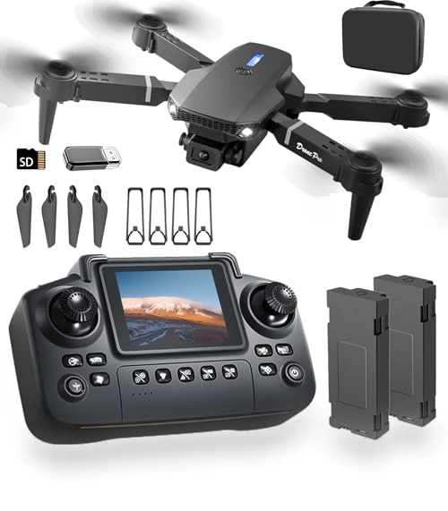 Foldable Mini Drone with Screen Controller — Drones, elecci