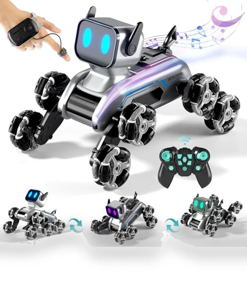 Gesture Sensing Stunt RC Robot Dog — Interactive Figures & Robots, BLF FUN