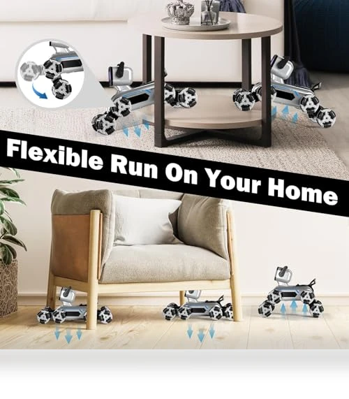 Gesture Sensing Stunt RC Robot Dog — Interactive Figures & Robots, BLF FUN