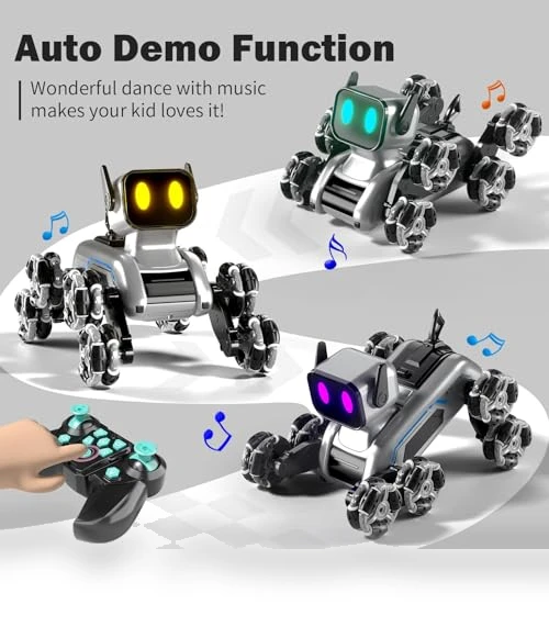 Gesture Sensing Stunt RC Robot Dog — Interactive Figures & Robots, BLF FUN