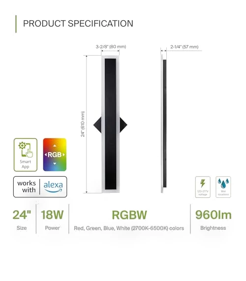 LED Wall Mount Light Fixture — Wall Lighting, ASD