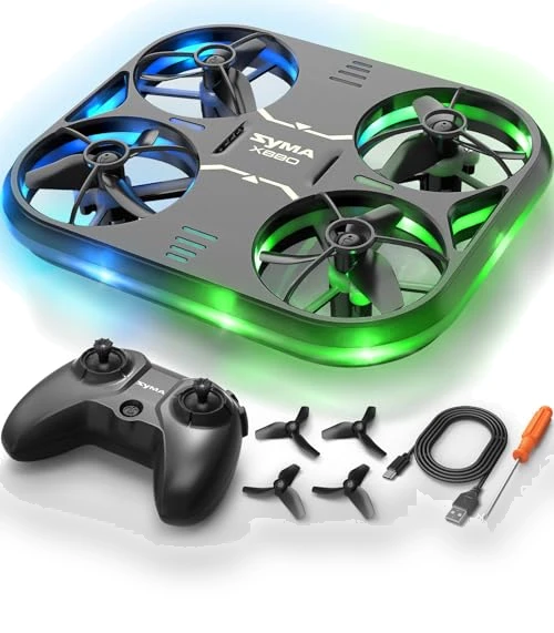 Mini Drone Helicopter with LED Lights — Drones, Syma