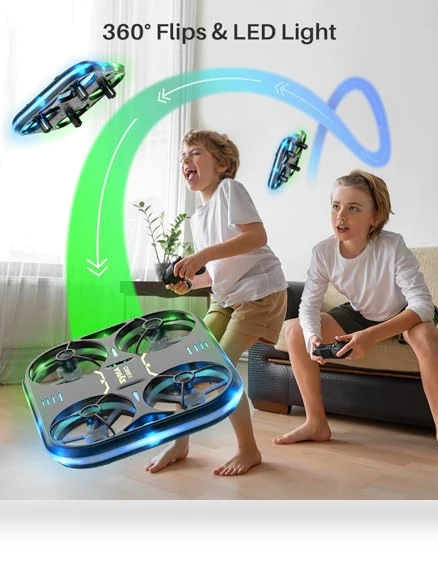 Mini Drone Helicopter with LED Lights — Drones, Syma